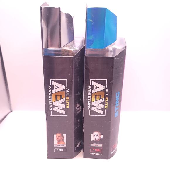 AEW Set of 2 Hangman Adam Page Sting Action Figures New in Packaging - Picture 4 of 8